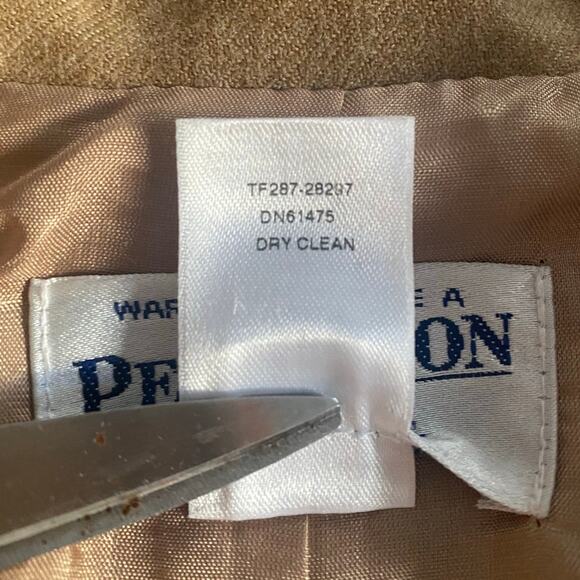 Pendleton Academia Wool Blazer Women Size 10 Camel Tan Jacket Preppy Collegiate - Picture 4 of 6